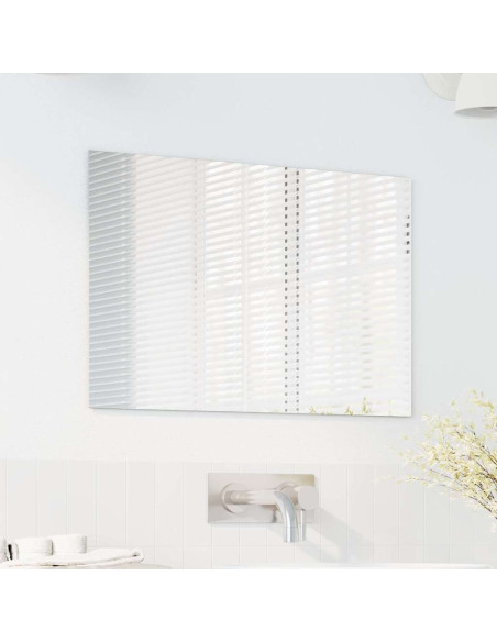 Specchio da parete Rettangolare 40 x 60 cm vetro temperato