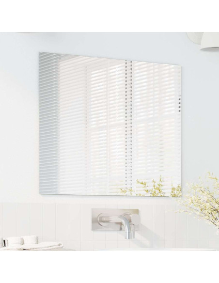 Specchio da parete Rettangolare 50 x 60 cm vetro temperato