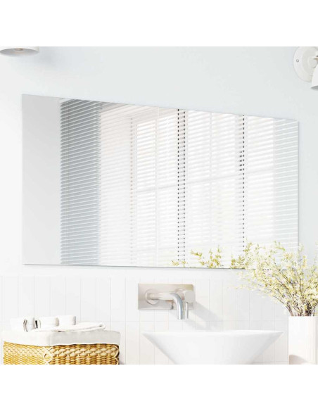 Specchio da parete Rettangolare 50 x 100 cm vetro temperato