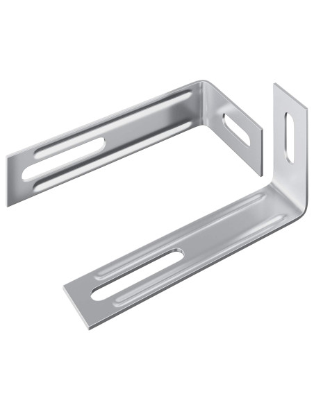 Supporto Anti Ribaltamento 2 pcs Argento 74,5 x 15 x 32 mm