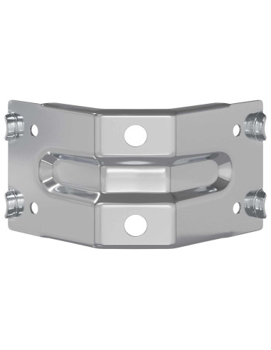 Supporto 12 pcs Zincato 106 x 55 x 1,5mm Acciaio