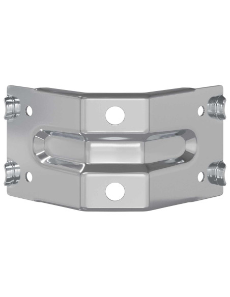 Supporto 12 pcs Zincato 106 x 55 x 1,5mm Acciaio