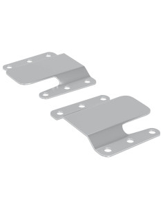 Staffa di Montaggio Flush 2 pcs Argento 75 x 66 x 1,4 mm 2