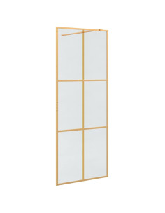 Parete Doccia Walk-in Oro 80 x 195 cm vetro temperato 2