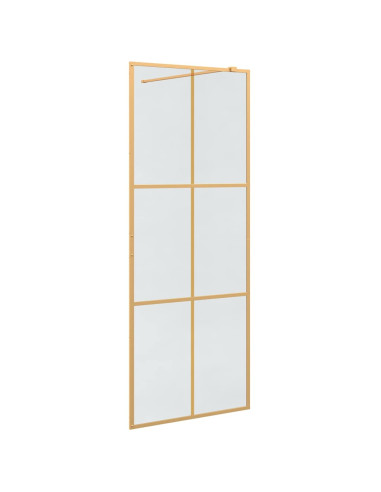 Parete Doccia Walk-in Oro 80 x 195 cm vetro temperato