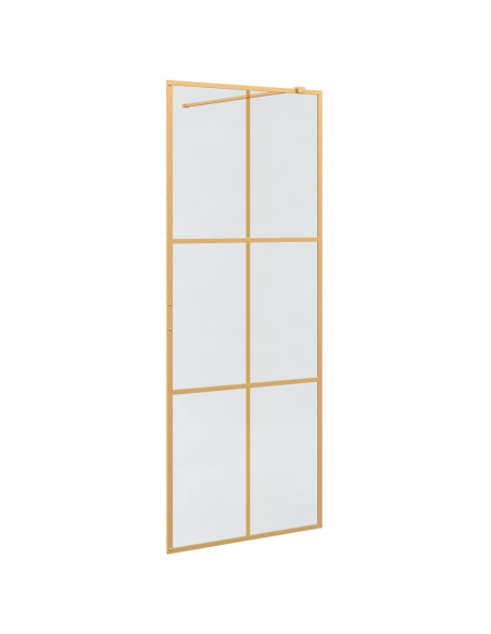 Parete Doccia Walk-in Oro 80 x 195 cm vetro temperato