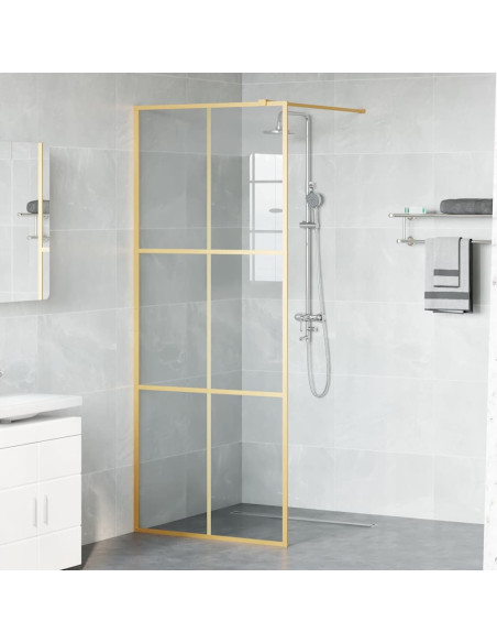 Parete Doccia Walk-in Oro 80 x 195 cm vetro temperato