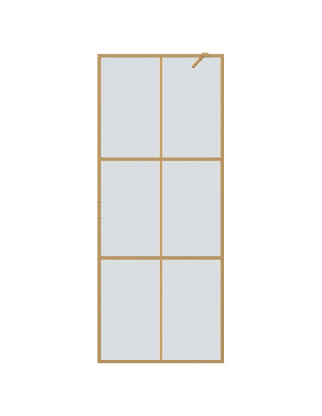 Parete Doccia Walk-in Oro 80 x 195 cm vetro temperato