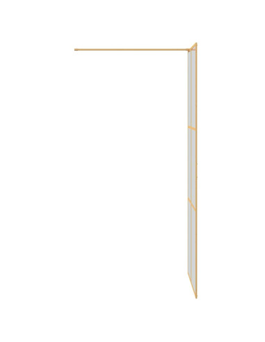 Parete Doccia Walk-in Oro 80 x 195 cm vetro temperato