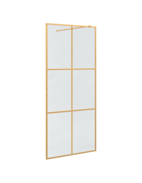 Parete Doccia Walk-in Oro 90 x 195 cm vetro temperato