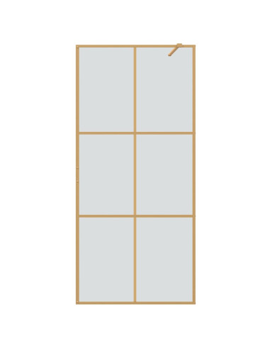 Parete Doccia Walk-in Oro 90 x 195 cm vetro temperato