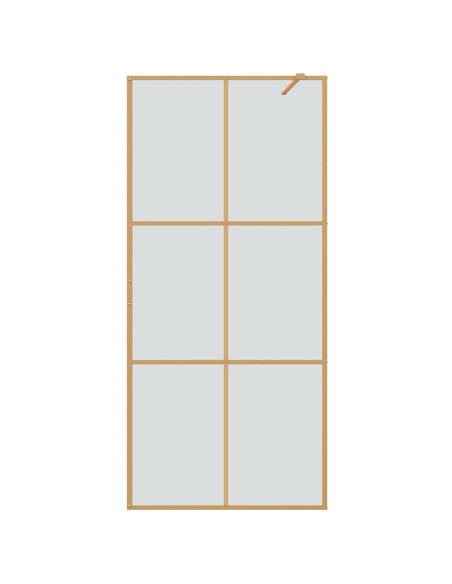 Parete Doccia Walk-in Oro 90 x 195 cm vetro temperato