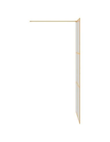 Parete Doccia Walk-in Oro 90 x 195 cm vetro temperato