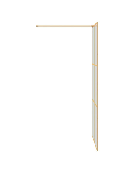 Parete Doccia Walk-in Oro 90 x 195 cm vetro temperato