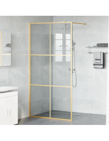 Parete Doccia Walk-in Oro 100 x 195 cm vetro temperato