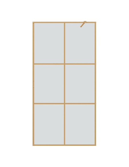 Parete Doccia Walk-in Oro 100 x 195 cm vetro temperato