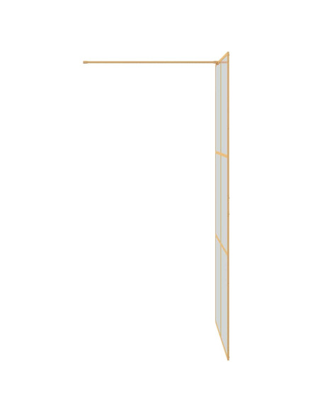 Parete Doccia Walk-in Oro 100 x 195 cm vetro temperato