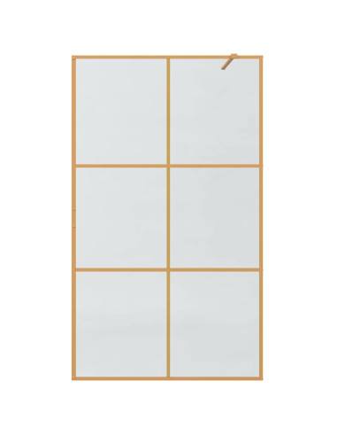 Parete Doccia Walk-in Oro 115 x 195 cm vetro temperato