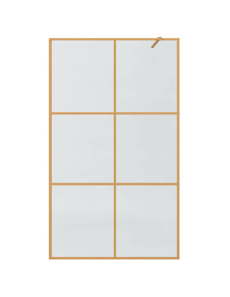 Parete Doccia Walk-in Oro 115 x 195 cm vetro temperato