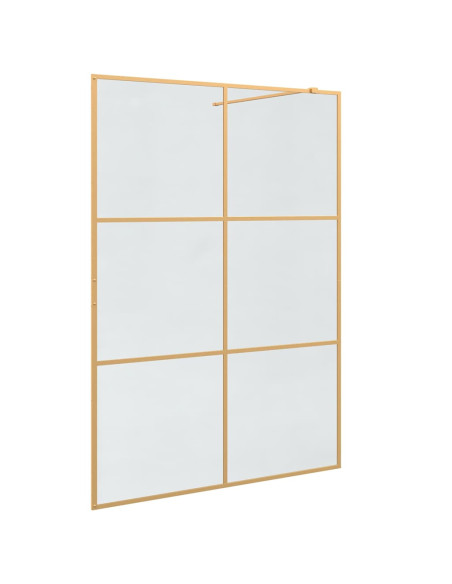 Parete Doccia Walk-in Oro 140 x 195 cm vetro temperato
