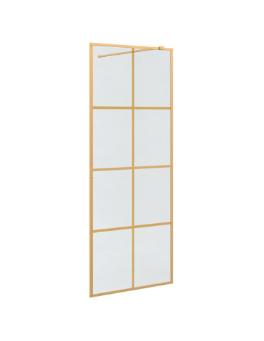 Parete Doccia Walk-in Oro 80 x 195 cm vetro temperato