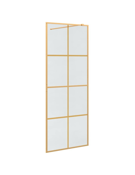 Parete Doccia Walk-in Oro 80 x 195 cm vetro temperato