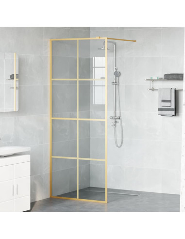 Parete Doccia Walk-in Oro 80 x 195 cm vetro temperato