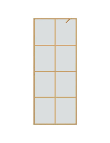 Parete Doccia Walk-in Oro 80 x 195 cm vetro temperato