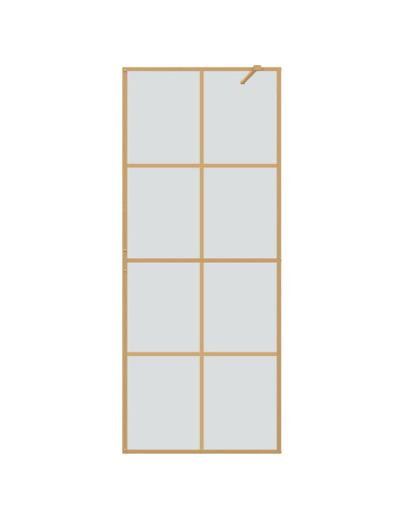 Parete Doccia Walk-in Oro 80 x 195 cm vetro temperato