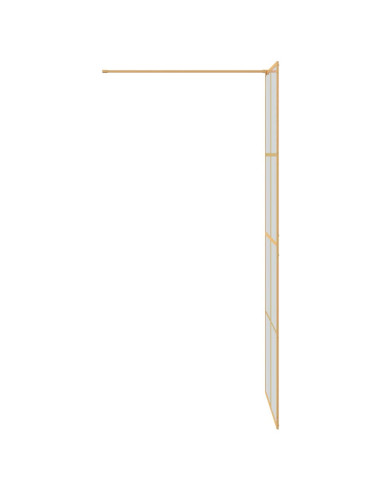 Parete Doccia Walk-in Oro 80 x 195 cm vetro temperato