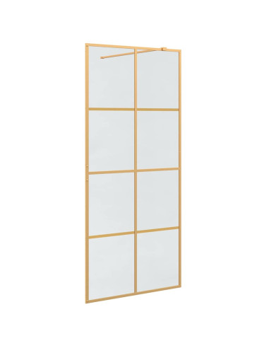 Parete Doccia Walk-in Oro 90 x 195 cm vetro temperato