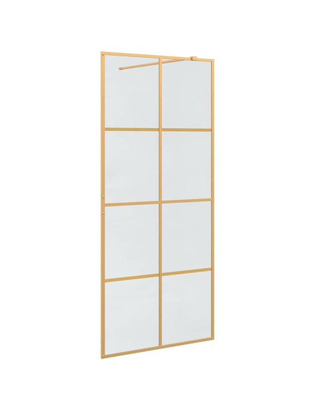 Parete Doccia Walk-in Oro 90 x 195 cm vetro temperato