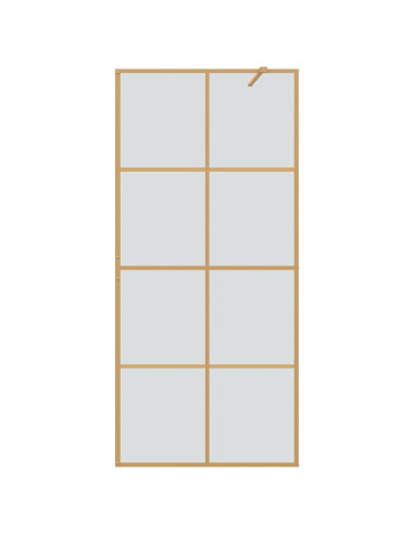 Parete Doccia Walk-in Oro 90 x 195 cm vetro temperato