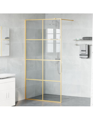 Parete Doccia Walk-in Oro 100 x 195 cm vetro temperato