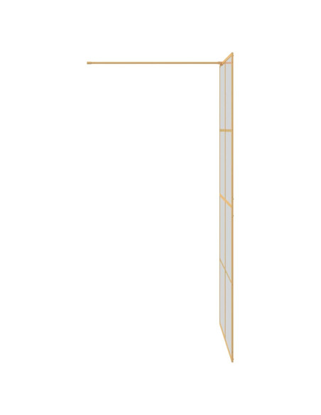Parete Doccia Walk-in Oro 100 x 195 cm vetro temperato
