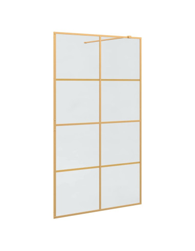 Parete Doccia Walk-in Oro 115 x 195 cm vetro temperato