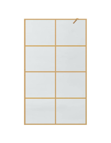 Parete Doccia Walk-in Oro 115 x 195 cm vetro temperato