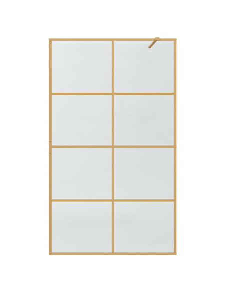Parete Doccia Walk-in Oro 115 x 195 cm vetro temperato