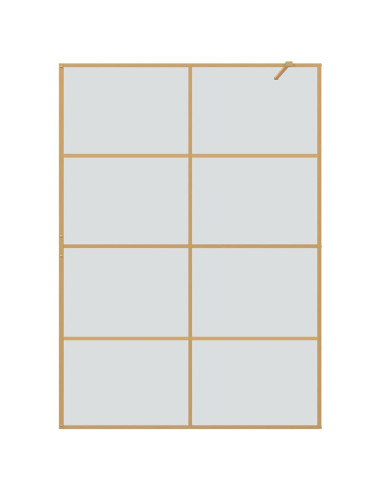 Parete Doccia Walk-in Oro 140 x 195 cm vetro temperato