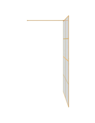 Parete Doccia Walk-in Oro 140 x 195 cm vetro temperato