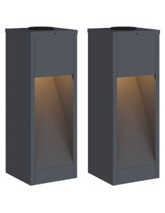 Lucina LED Solare da Percorso 2 pcs Antracite 2