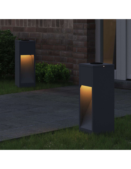 Lucina LED Solare da Percorso 2 pcs Antracite