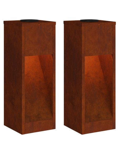 Lucina LED Solare da Percorso 2 pcs Bronzo