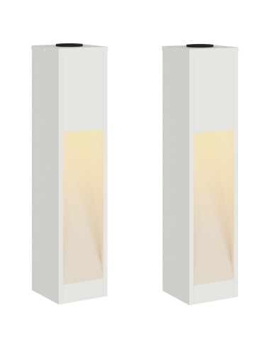 Lucina LED Solare da Percorso 2 pcs Bianco