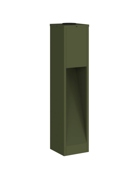 Lucina LED Solare da Percorso 2 pcs Verde oliva