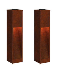 Lucina LED Solare da Percorso 2 pcs Bronzo 2