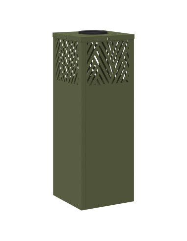 Faro LED solare per sentieri 2 pcs Verde oliva