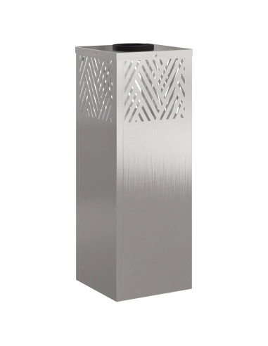 Faro LED solare per sentieri 2 pcs Argento Acciaio inossidabile