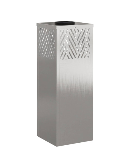 Faro LED solare per sentieri 2 pcs Argento Acciaio inossidabile