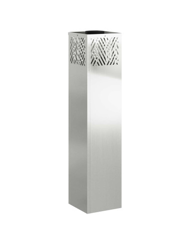 Faro LED solare per sentieri 2 pcs Argento Zincato